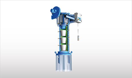 BELLOJET ZC - Open Truck Loading Spouts With Integrated Dust Collector